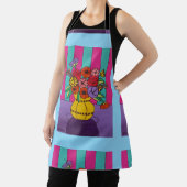 黄色の花瓶 エプロン (インサイチュ)