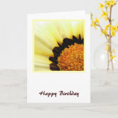 黄色の花誕生日カード カード (黄色い花)