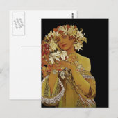 黄色の花1897 ポストカード (正面/裏面)