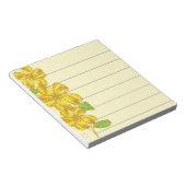 黄色の花 ノートパッド (アングル)