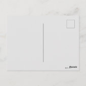 黄色の花 青い背景 明るい インスピレーション 応援メッセージ ポストカード (裏面)