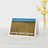 黄色の草原の風景 カード (黄色い花)