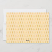 黄色の落書き 楽しい写真 クリスマス (裏面)