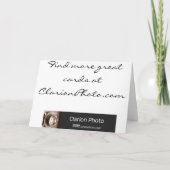 黄色の葉-ありがとう! サンキューカード (裏面)