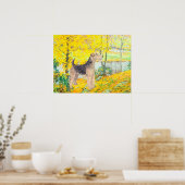 黄色の葉 ポスター (キッチン)