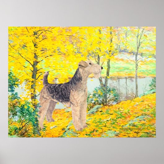 黄色の葉 ポスター (正面)