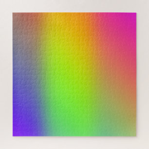 黄色の虹色のグラデーションパズル ジグソーパズル