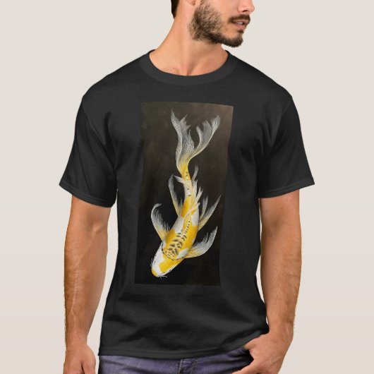 黄色の蝶コイ Tシャツ (正面)