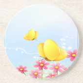 黄色の蝶 コースター (正面)
