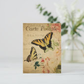 黄色の蝶 ポストカード (スタンド正面)
