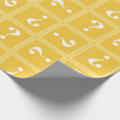 黄色の謎 ラッピングペーパー (角)
