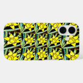 黄色の貴重な花のパターン Case-Mate iPhoneケース (裏面 (横))