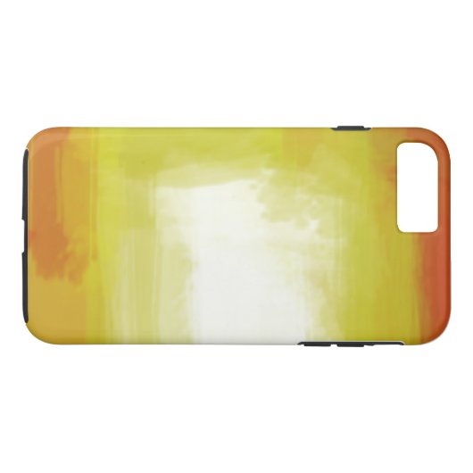 黄色の赤い白の抽象芸術カラフルアートワーク Case-Mate iPhoneケース (裏面(横))