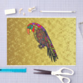 黄色の赤い緑の青い金ゴールド 薄葉紙 (クラフト)