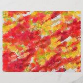 黄色の赤い（ばちゃばちゃ）跳ねる チラシ (裏面)