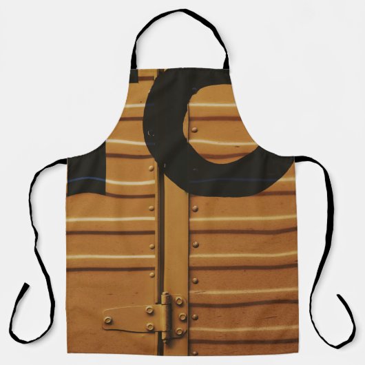 黄色の車両貨物運送業者 エプロン (正面)