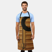 黄色の車両貨物運送業者 エプロン (着用した状態)