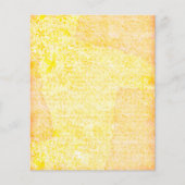 黄色の遭難スタイル文字フローラスクラップブック紙 (正面)