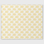黄色の部族矢印パターン ラッピングペーパー (フラット)