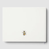 黄色の野生の花の甘いビーニュートラルベビーシャワー ゲストブック (裏面)