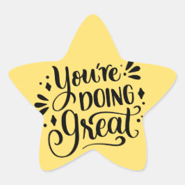 黄色の金ゴールド学生の素晴らし報酬 星シール