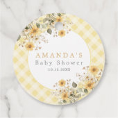 黄色の間抜けガチョウの赤ちゃん フェイバータグ (裏面)