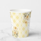 黄色の間抜けガチョウの赤ちゃん 紙コップ (右)