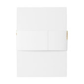 黄色の青のワイルドフラワーエレガントな結婚式 招待状ベリーバンド (裏面例)