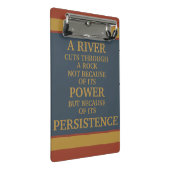 黄色の青やる気を起こさせるの強さ ミニクリップボード (アングル)