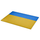 黄色の青ストライプ色 カッティングボード (角)