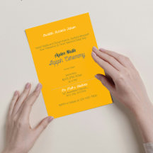 黄色の青無地の色プレーン、Aqiqah赤ちゃんシャワー