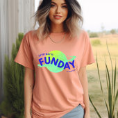 黄色の青鮮やかモダンよくはしゃぐ引用文Tシャツ Tシャツ