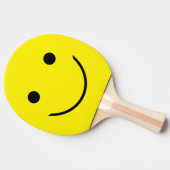 黄色の顔 卓球ラケット (横)