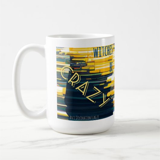黄色の魔法使いのマグカップ コーヒーマグカップ (左)