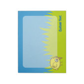 黄色の鳥のメモ帳 ノートパッド (回転)