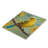 黄色の鳥オン分岐 タイル (側面)