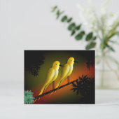 黄色の鳥 ポストカード (スタンド正面)