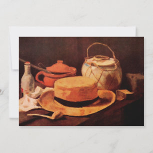 黄色の麦わら帽子の静物(Vincent van Gogh)