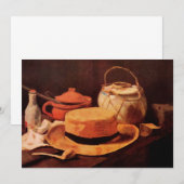 黄色の麦わら帽子の静物（Vincent van Gogh） (正面/裏面)
