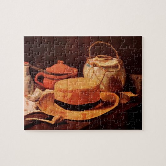 黄色の麦わら帽子の静物(Vincent van Gogh) ジグソーパズル (横)