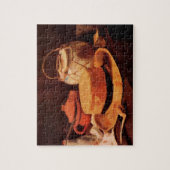 黄色の麦わら帽子の静物(Vincent van Gogh) ジグソーパズル (縦)