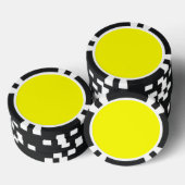黄色の黄色 ポーカーチップ (積み重ね)
