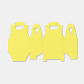 黄色の黄金色のフィズの好意ボックス フェイバーボックス (折り畳みなし)