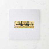 黄色の3つ折カード 三つ折りカード (カバー)