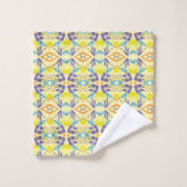 黄色の4色 バスタオルセット (ウォッシュタオル)