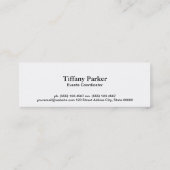 黄色の《写真》ぼけ味 スキニー名刺 (裏面)