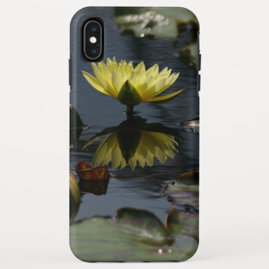 黄色の《植物》スイレン電話ケース Case-Mate iPhoneケース (裏面)