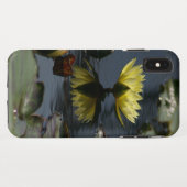 黄色の《植物》スイレン電話ケース Case-Mate iPhoneケース (裏面(横))