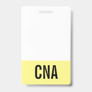 黄色のCNAバッジ両面印刷 バッジ
