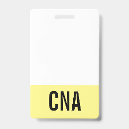 黄色のCNAバッジ両面印刷 バッジ